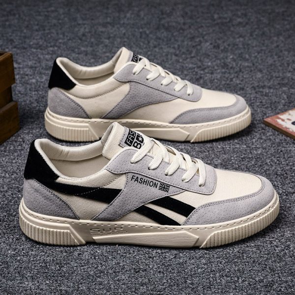 Sports shoes for men trendy and versatile casual board shoes outdoor canvas men's shoes - Image 6