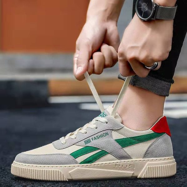 Sports shoes for men trendy and versatile casual board shoes outdoor canvas men's shoes - Image 2